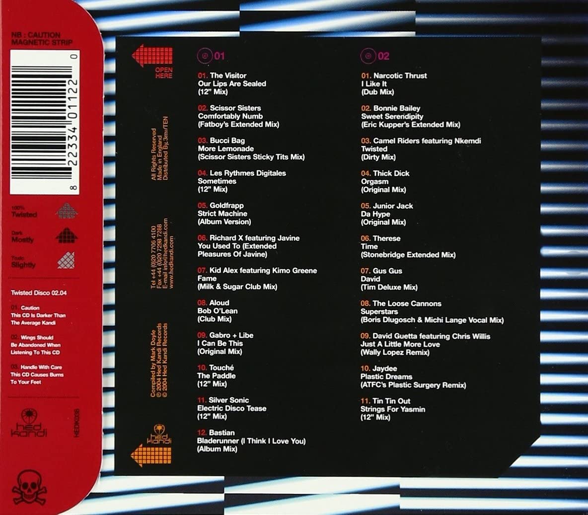 Hed Kandi Twisted Disco 02.04 2004 (2CD) Rare