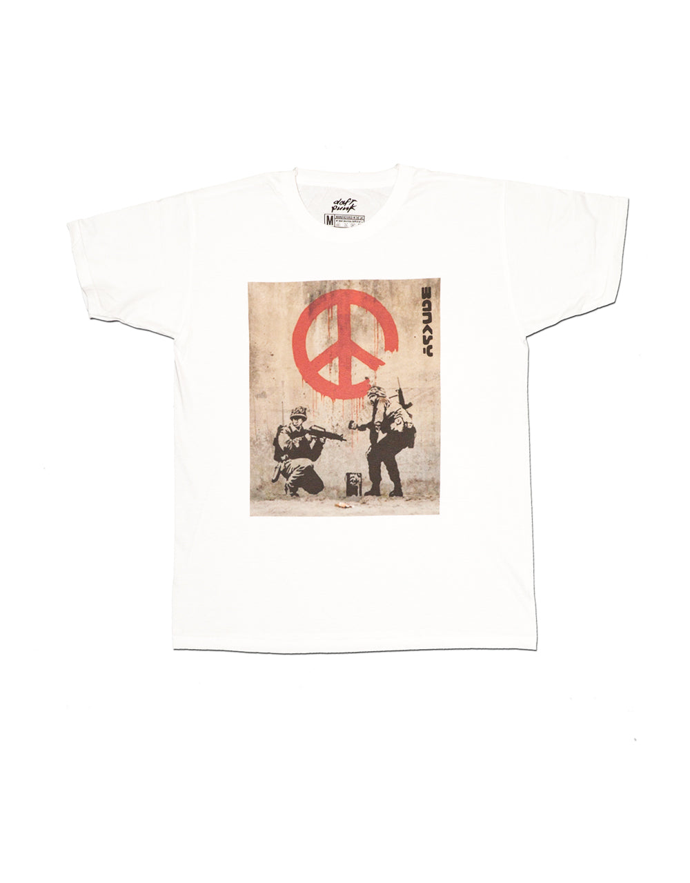 Banksy Soldiers Peace T-Shirt poster