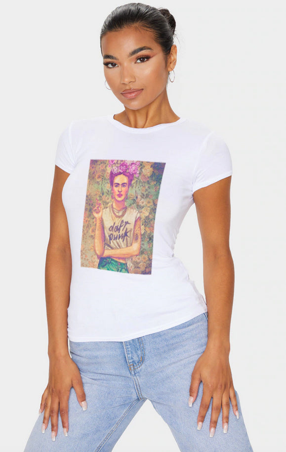Frida Kahlo women's t-shirt - Daft Punk