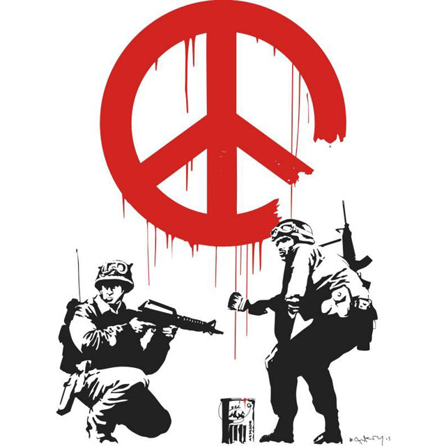 Banksy Soldiers of Peace T-shirt