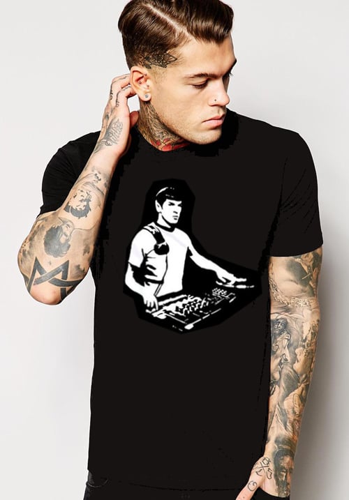T-Shirt DJ Spock - Star Trek deejay